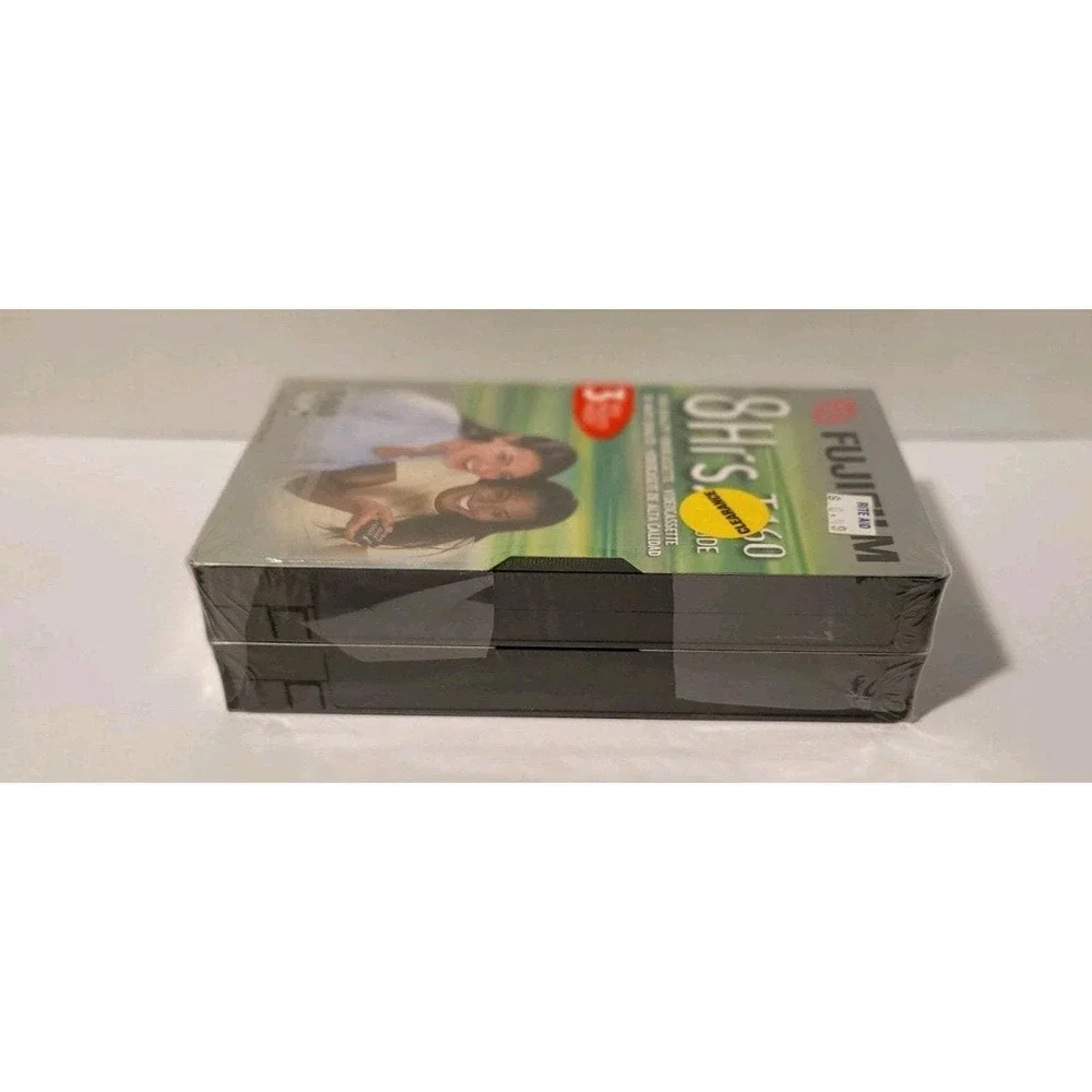 FUJIFILM T-160 EP Mode VHS Tape (2) Pack-8 Hours VHS-NEW /‎ SEALED